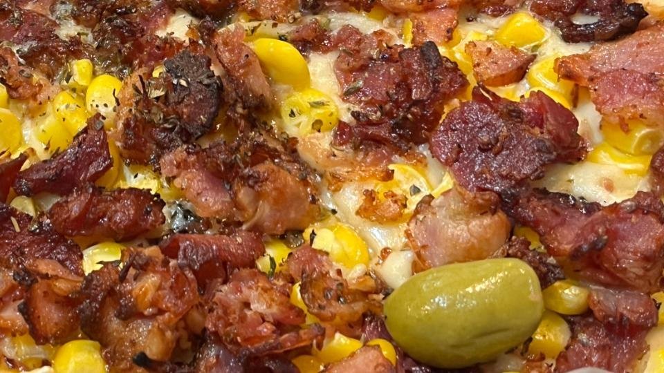 Milho com Bacon Santa Pizza Dourados